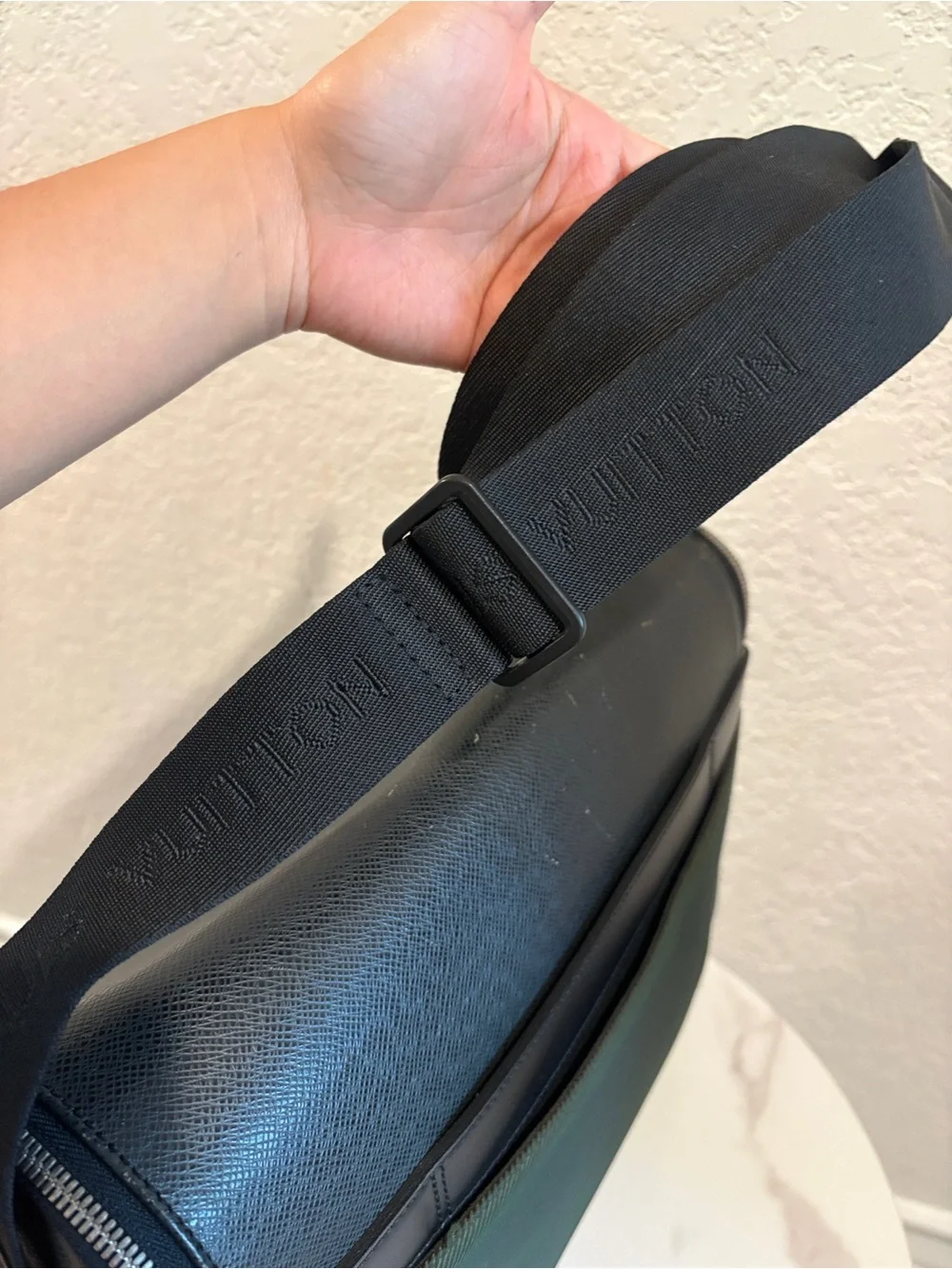Louis Vuitton Green Taiga Leather Nylon Shoulder Bag